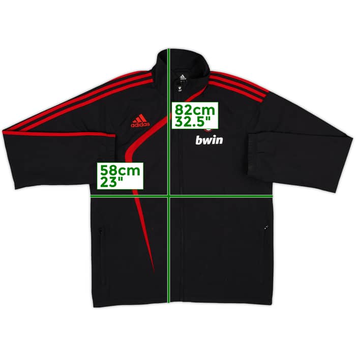 2009-10 AC Milan adidas Track Jacket - 8/10 - (M/L)