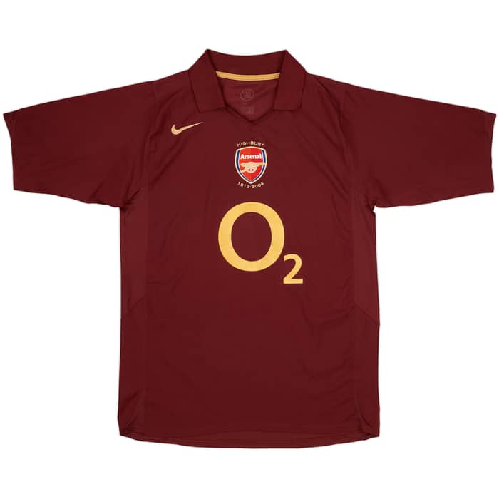 2005-06 Arsenal Home Shirt Pires #7 - 8/10 - (M)
