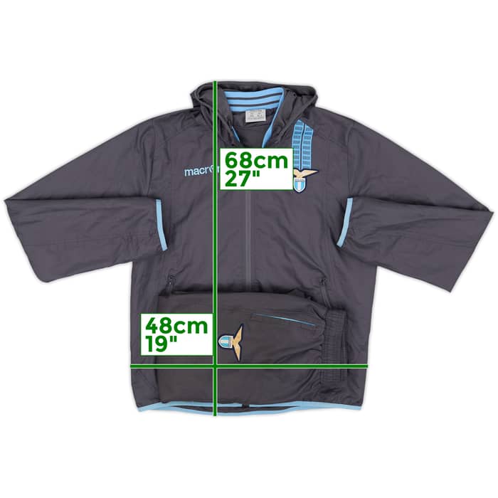 2013-14 Lazio Macron Track Suit - 8/10 - (XL.Boys)