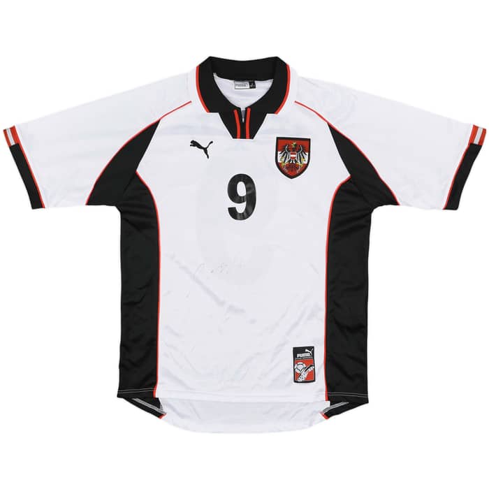 1998 Austria Home Shirt Vastic #9 - 8/10 - (L)
