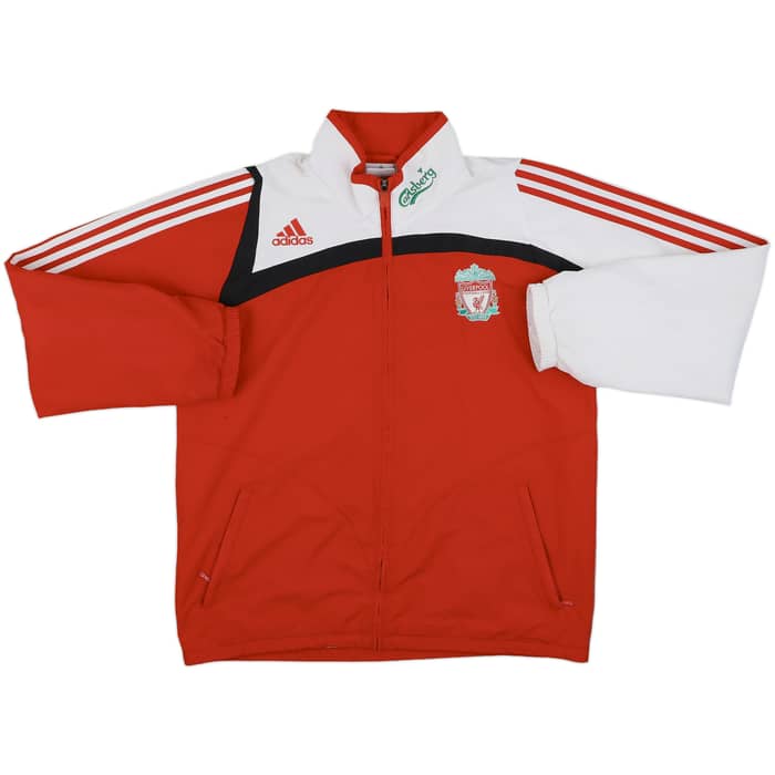 2008-09 Liverpool adidas Track Jacket - 8/10 - (L)