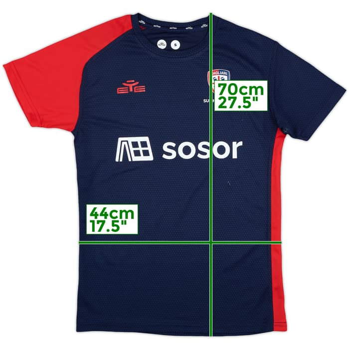 2023-24 Cagliari Eye Training Shirt - 6/10 - (S)