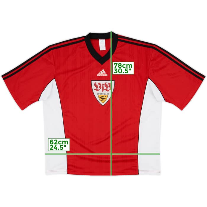 1999-00 Stuttgart adidas Training Shirt - 8/10 - (XL)