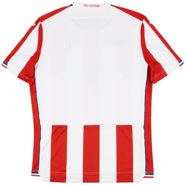 2017-18 Stoke City Home Shirt - 10/10 - (L)