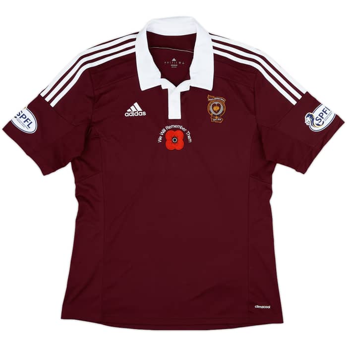 2014-15 Hearts 'Poppy' Home Shirt - 8/10 - (L)