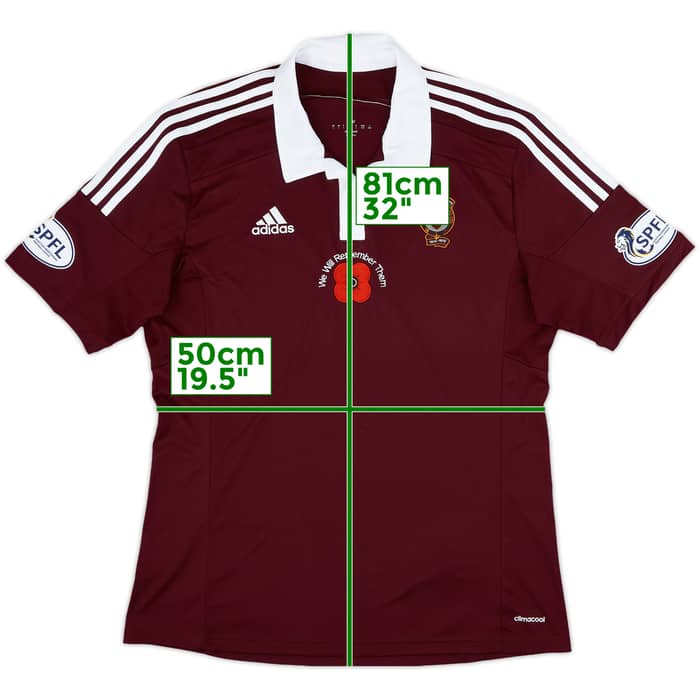 2014-15 Hearts 'Poppy' Home Shirt - 8/10 - (L)