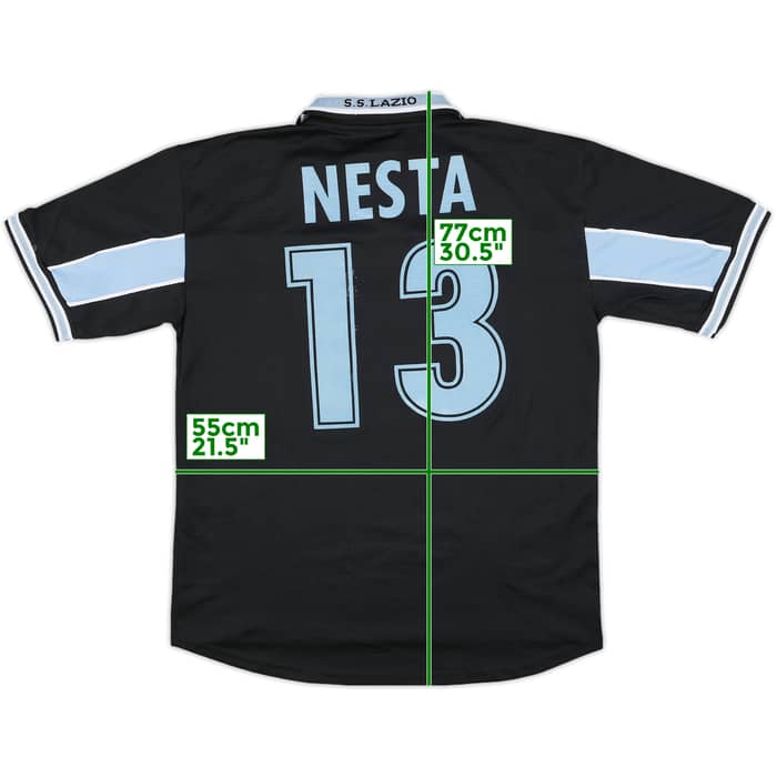 1998-99 Lazio Away Shirt Nesta #13 - 6/10 - (L)