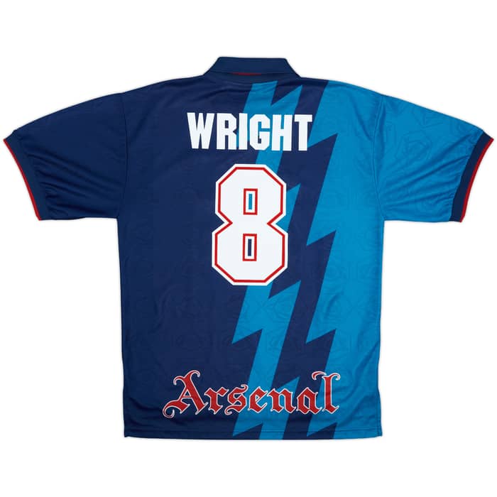 1995-96 Arsenal Away Shirt Wright #8 - 5/10 - (L)