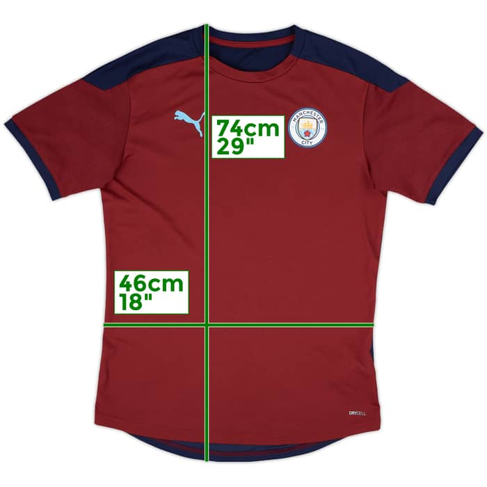 2020-21 Manchester City Puma Training Shirt - 8/10 - (M)