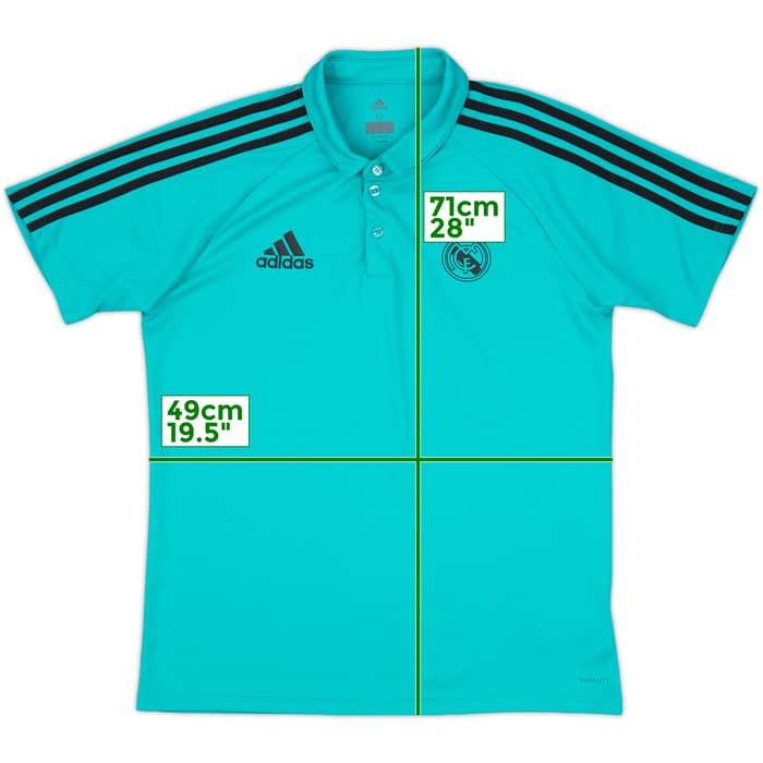 2017-18 Real Madrid adidas Polo Shirt - 9/10 - (M)