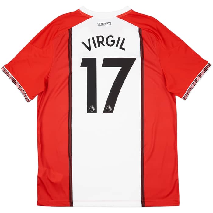 2017-18 Southampton Home Shirt Virgil #17 - 8/10 - (XL)