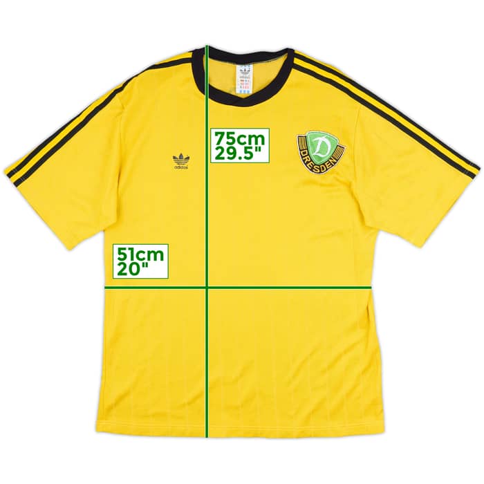 1991-93 Dynamo Dresden adidas Training Shirt - 9/10 - (XL)