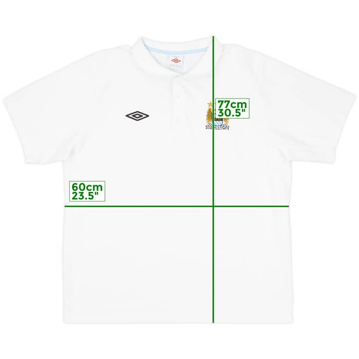 2011-12 Manchester City Umbro Polo Shirt - 9/10 - (XXL)