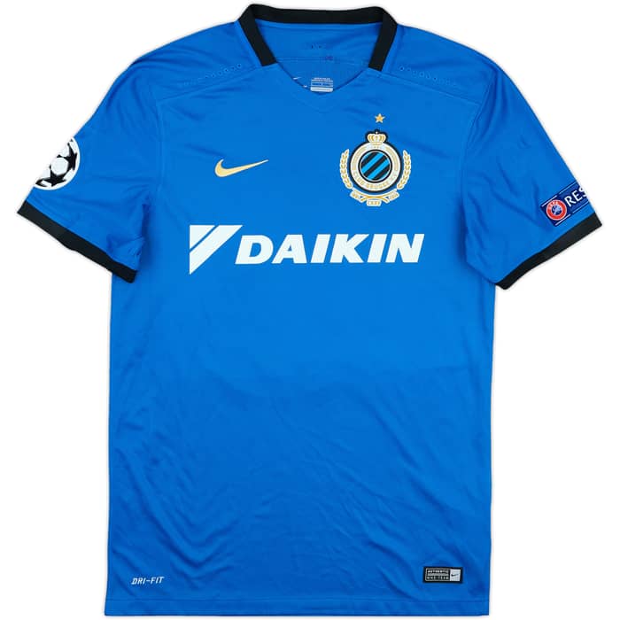 2016-17 Club Brugge Match Issue Champions League Home Shirt Diaby #10