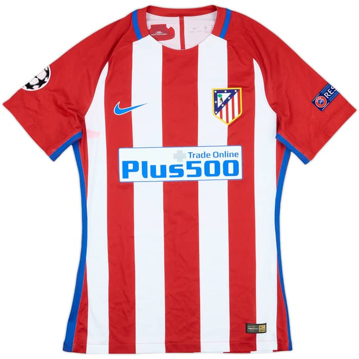 2016-17 Atletico Madrid Match Issue Champions League Home Shirt Filipe Luís #3
