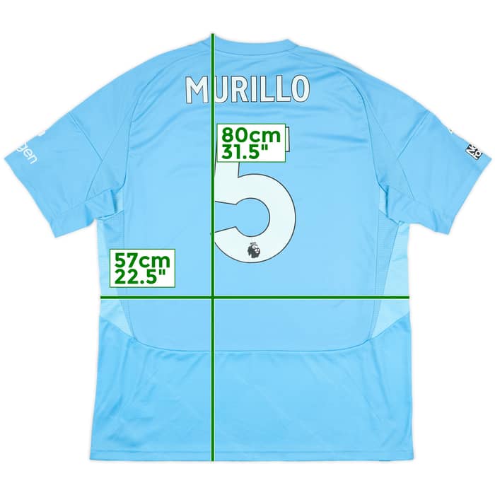 2024-25 Nottingham Forest Match Issue Third Shirt Murillo #5