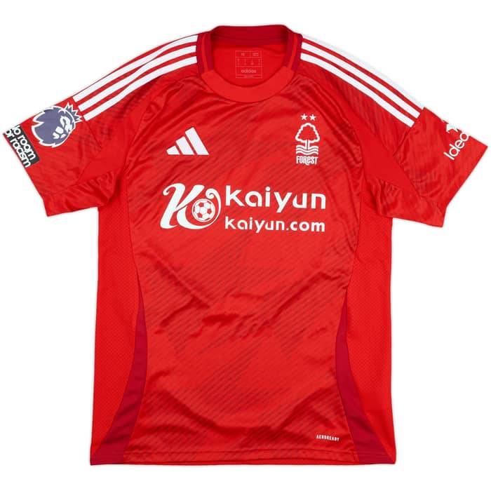2024-25 Nottingham Forest Match Issue Home Shirt Anderson #8