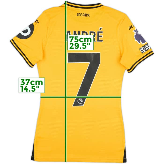 2024-25 Wolves Match Issue Home Shirt Andre #7