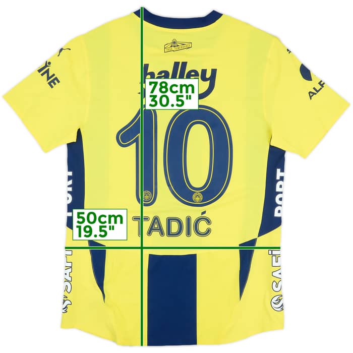 2024-25 Fenerbahce Player Issue Home Shirt Tadic #10