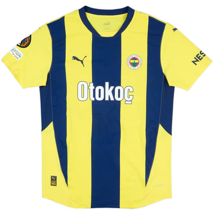 2024-25 Fenerbahce Match Issue Europa League Home Shirt R. Becao #50