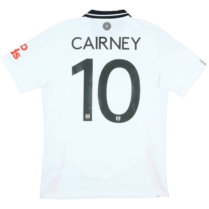 2024-25 Fulham Match Issue FA Cup Home Shirt Cairney #10