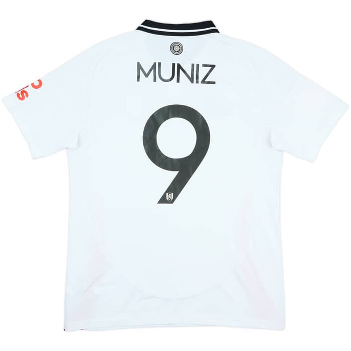 2024-25 Fulham Match Issue FA Cup Home Shirt Muniz #9
