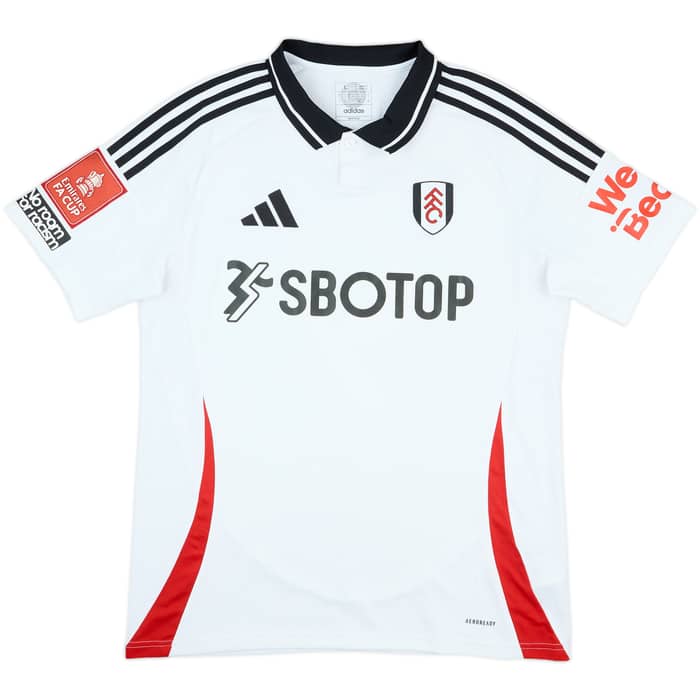 2024-25 Fulham Match Issue FA Cup Home Shirt Muniz #9