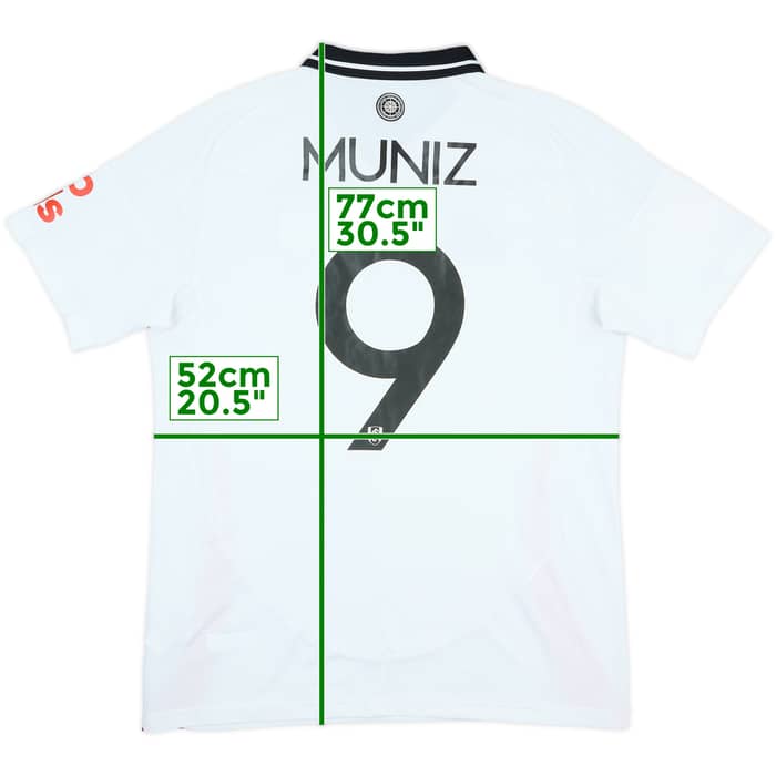 2024-25 Fulham Match Issue FA Cup Home Shirt Muniz #9