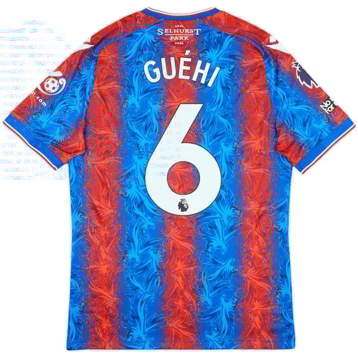 2024-25 Crystal Palace Match Issue Home Shirt Guehi #6