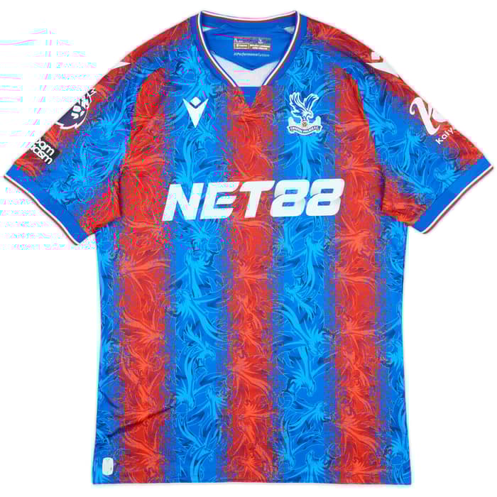 2024-25 Crystal Palace Match Issue Home Shirt Guehi #6