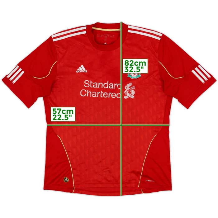 2010-12 Liverpool Home Shirt - 4/10 - (XL)