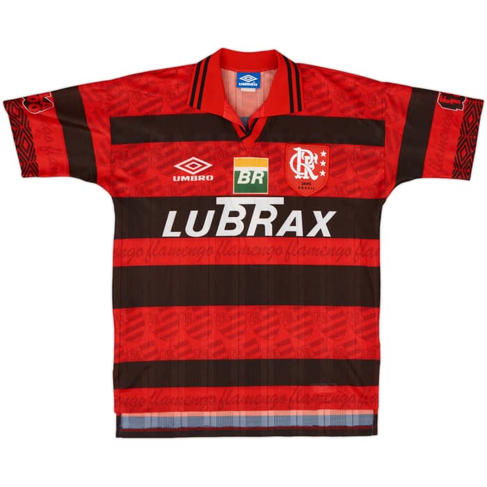 1995-96 Flamengo Centenary Home Shirt #7 - 9/10 - (L)