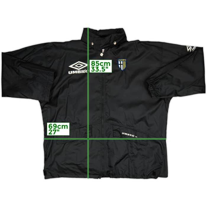 1993-95 Parma Umbro Hooded Rain Jacket - 8/10 - (XL)