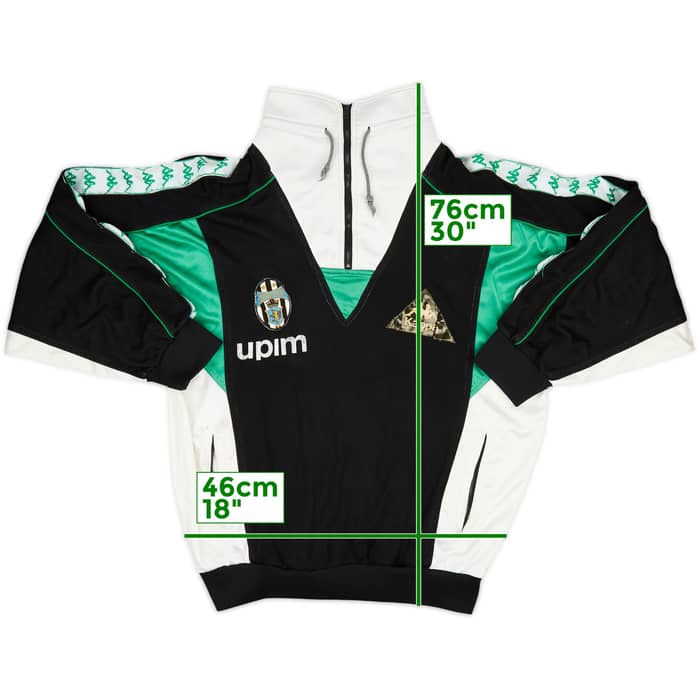 1990-91 Juventus Kappa 1/4 Zip Drill Top - 5/10 - (XXL)