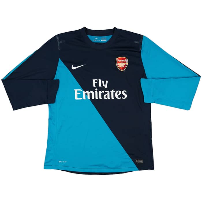 2011-12 Arsenal Prototype Player Issue Away L/S Shirt Henry #12 - 7/10 - (XL)
