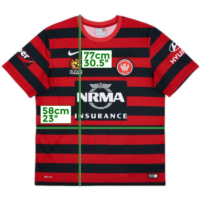 2014-15 Western Sydney Wanderers Home Shirt - 9/10 - (XL)