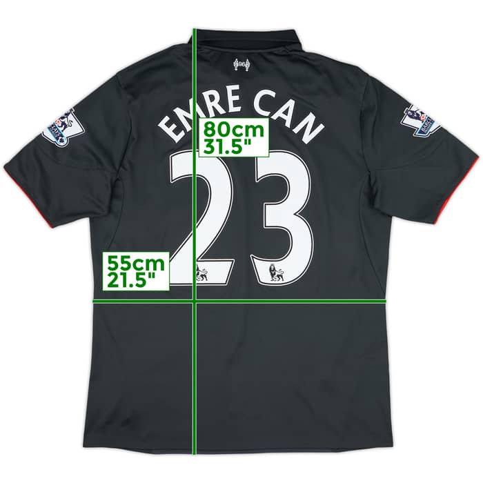 2015-16 Liverpool Third Shirt Emre Can #23 - 9/10 - (XL)