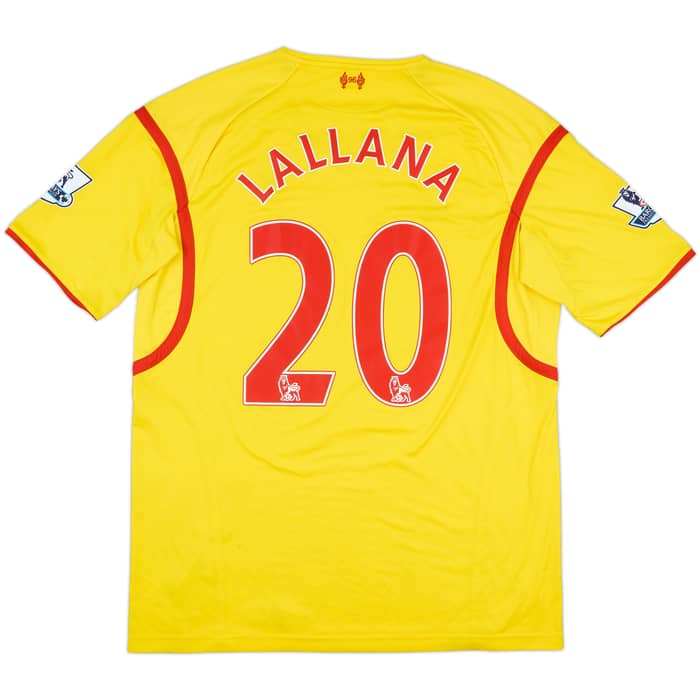 2014-15 Liverpool Away Shirt Lallana #20 - 6/10 - (XXL)
