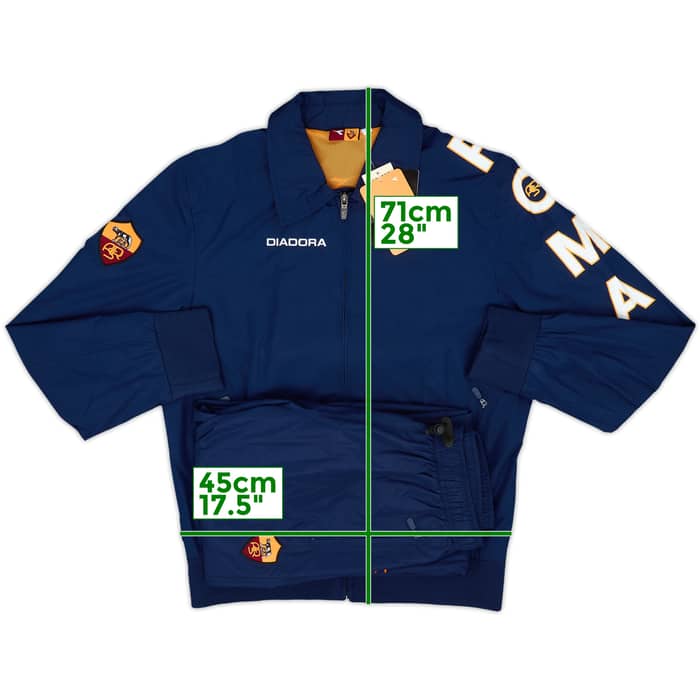 2005-06 Roma Diadora Tracksuit (S)