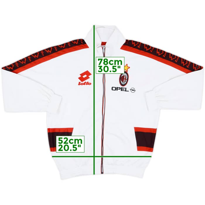 1995-96 AC Milan Lotto Track Jacket - 6/10 - (L)