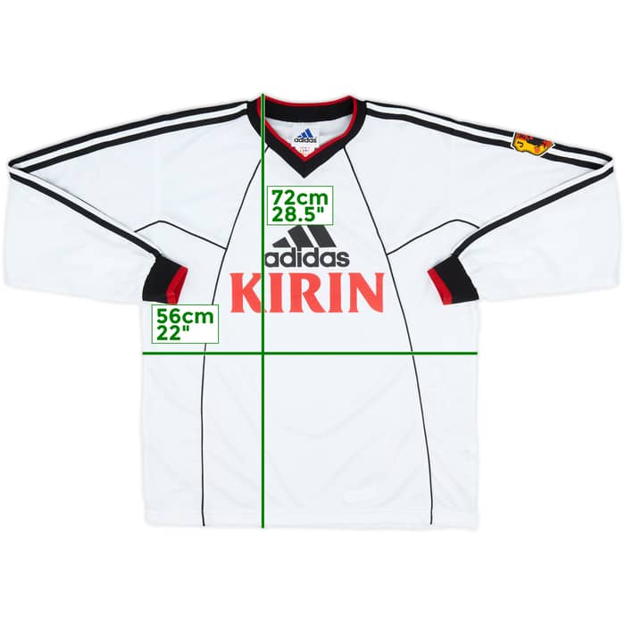 2000-02 Japan adidas Training L/S Shirt - 10/10 - (L)