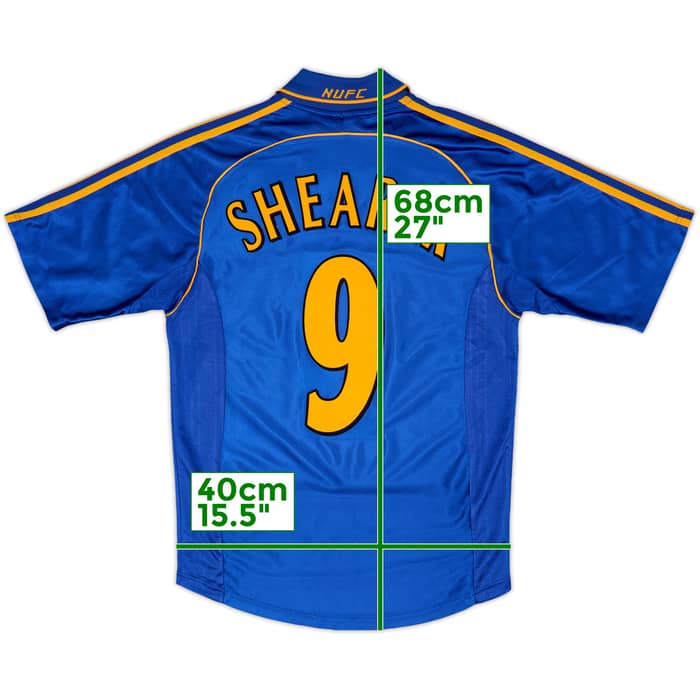 1998-99 Newcastle Away Shirt Shearer #9 - 8/10 - (S)