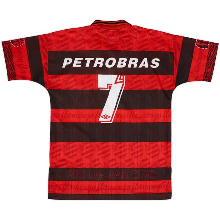1995-96 Flamengo Centenary Home Shirt #7 - 8/10 - (M)