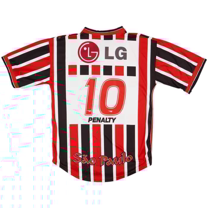 2001-02 Sao Paulo Away Shirt #10 - 7/10 - (M)