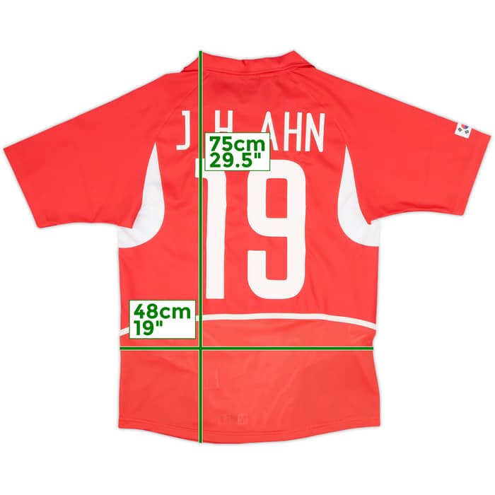 2002-03 South Korea Home Shirt J.H.Ahn #19 (M)