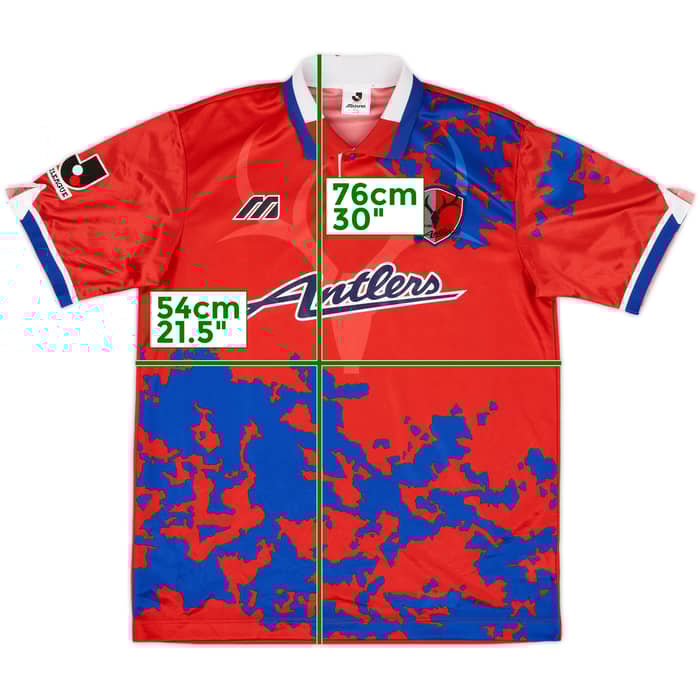 1995-97 Kashima Antlers Home Shirt - 9/10 - (L)