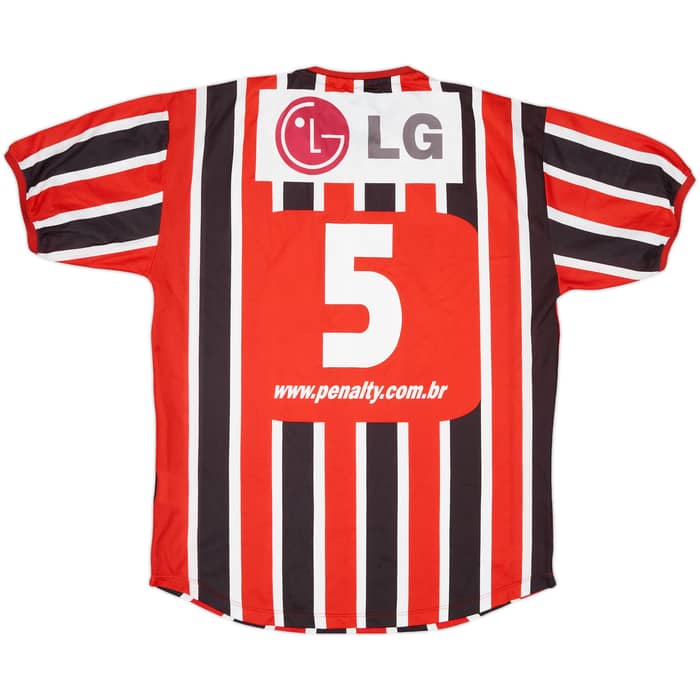 2002-03 Sao Paulo Away Shirt #5 - 8/10 - (M)