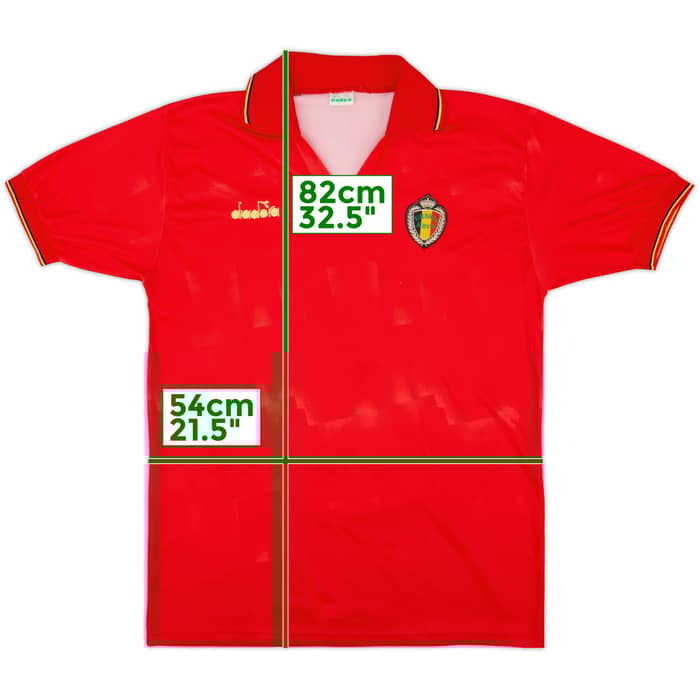 1992-94 Belgium Home Shirt - 8/10 - (L)