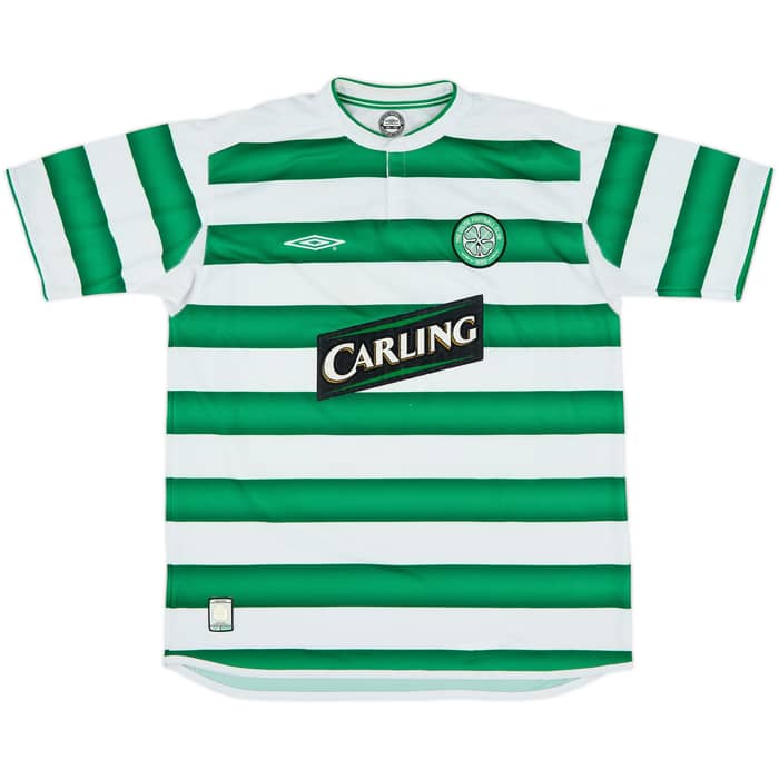 2003-04 Celtic Home Shirt Lennon #18 - 5/10 - (L)