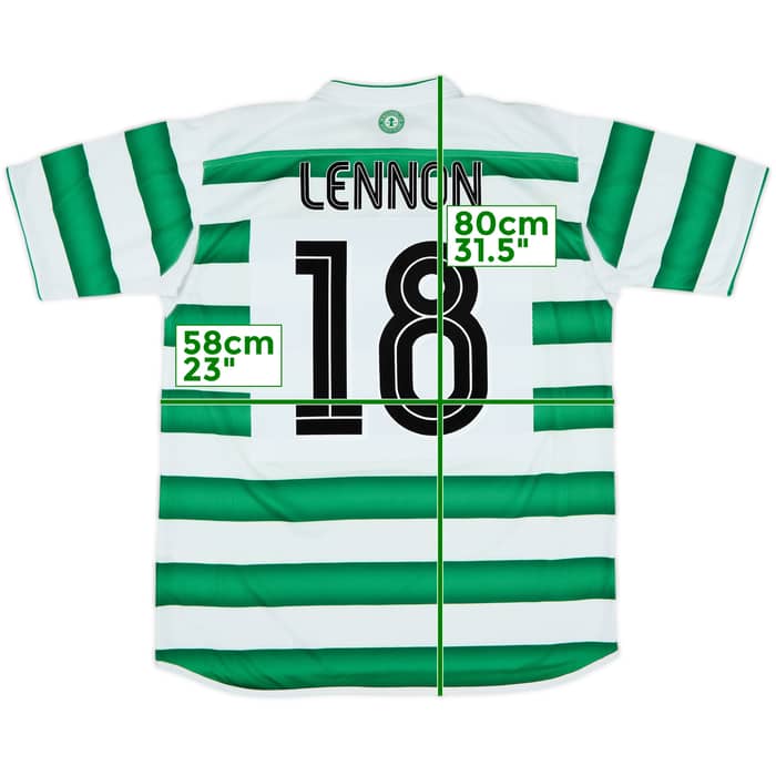 2003-04 Celtic Home Shirt Lennon #18 - 5/10 - (L)